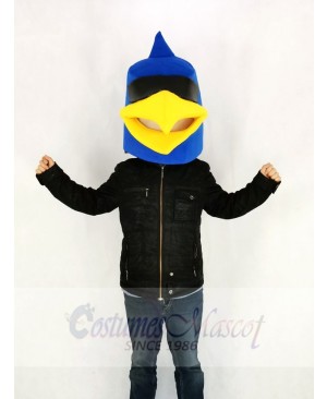 Blue Bird Only Head Mascot Costume Cartoon