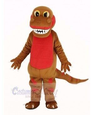 Funny Brown Dinosaur Mascot Costume Animal