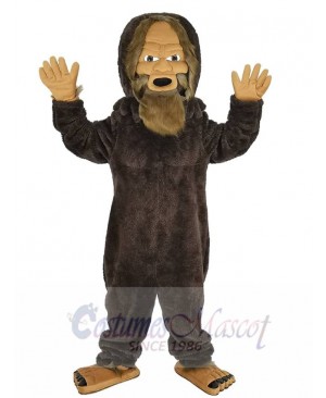 Brown Bigfoot Sasquatch Mascot Costume
