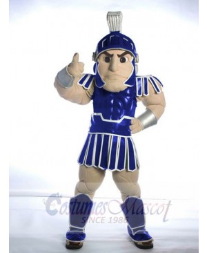 Navy Blue Spartan Trojan Knight Sparty Mascot Costume People