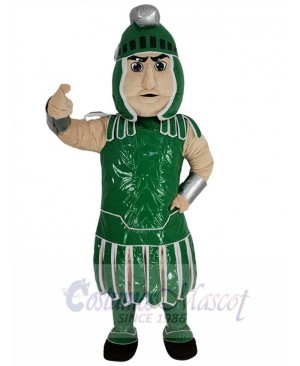 Green Spartan Trojan Knight Sparty Warrior Mascot Costume People