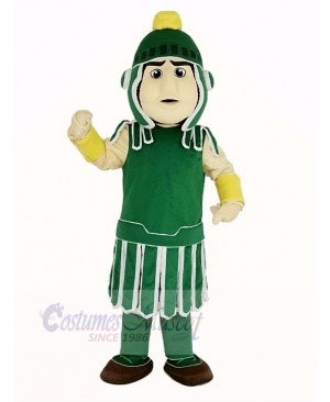 Strong Green Titan Spartan Mascot Costume People