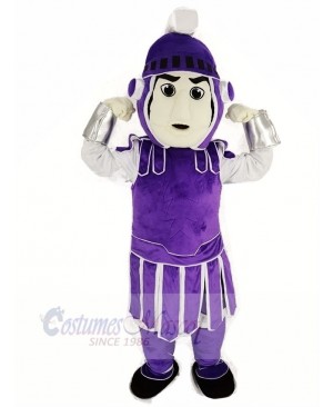 Purple Titan Spartan Sparty Mascot Costume People