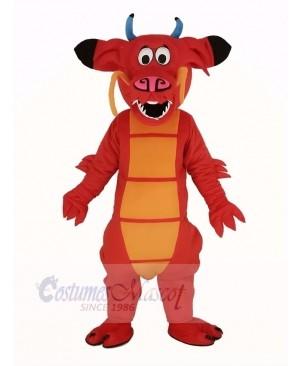 Red Legendary Dragon Mascot Costume Animal