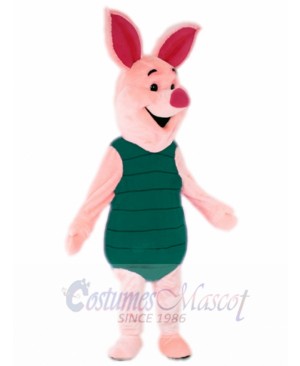 Pink Pig Piglet Mascot Costume Cartoon