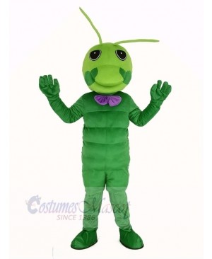 Green Worm Mascot Costume Animal