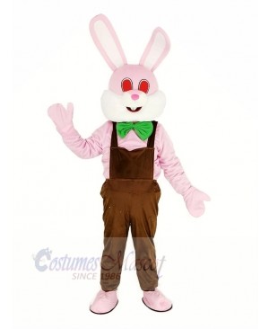 Easter Pink Robbie Rabbit Mascot Costume