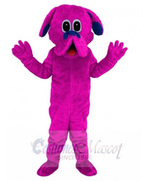 Magenta Dog Mascot Costume Blue's Clues Cartoon