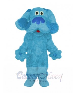 Light Blue Dog Mascot Costume Blue's Clues Cartoon