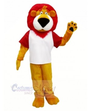 Red Hair Lion Mascot Costumes Cartoon	