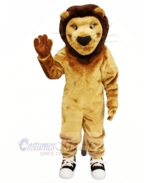 Strong Brown Lion Mascot Costumes Adult