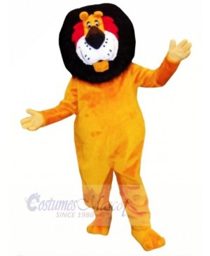 Funny Orange Lion Mascot Costumes Adult