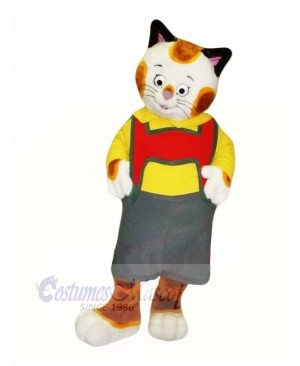 Cute Pattern Cat Mascot Costumes Cartoon