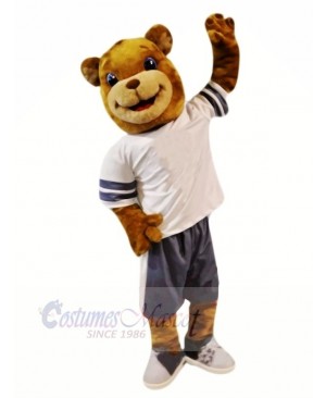 School Brown Bear Mascot Costumes Cartoon