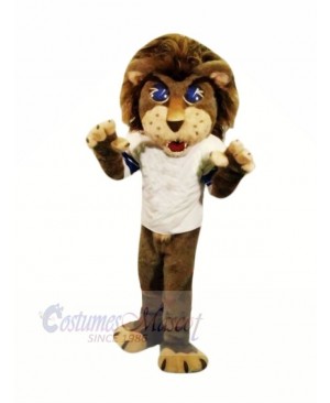 School Brown Lion Mascot Costumes Cartoon