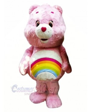 Pink Female Bear Mascot Costumes Cartoon