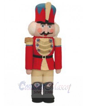 Military Officer Nutcracker Mascot Costume Cartoon