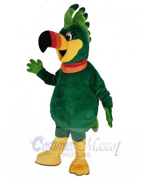 Green Toucan Bird Mascot Costume Animal