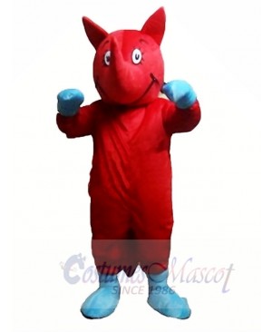 Red Rhino Mascot Costumes