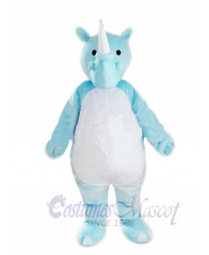 Blue Lightweight Rhinoceros Mascot Costumes