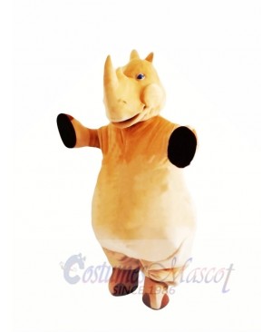 Brown Lightweight Rhino Mascot Costumes