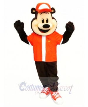 Sport School Bear Mascot Costume 