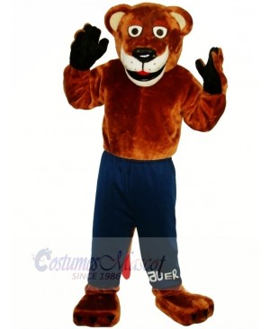 Funny Strong Leopard Mascot Costumes Adult