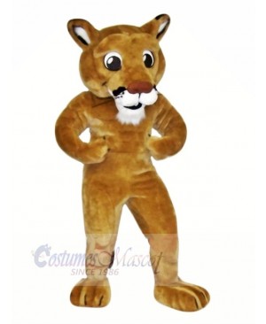 Power Brown Lion Mascot Costumes Cartoon