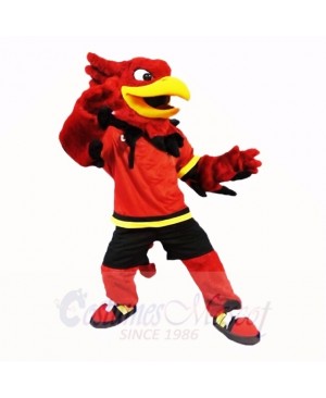 Sport Gryphon with Red Shirt Mascot Costumes Cartoon
