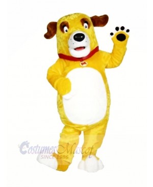 High Quality Yellow Dog Mascot Costumes Cartoon	