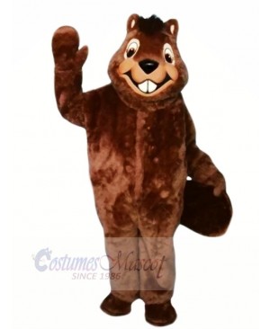 Smiling Furry Beaver Mascot Costumes Cartoon