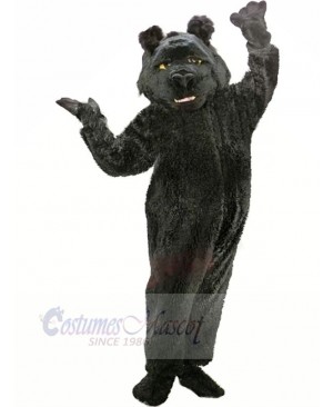 Shaggy Black Bear Mascot Costumes Cartoon