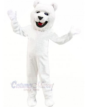 White Polar Bear Mascot Costumes Adult	