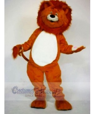 Realistic Cute Lion Mascot Costumes Cartoon