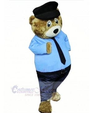 Police Bear Mascot Costumes Cartoon	