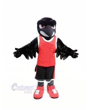 Sport Black Raven Mascot Costumes Cartoon