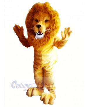 Power Muscular Lightweight Lion Mascot Costumes Adult