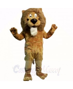 Brown Friendly Lightweight Lion Mascot Costumes Cartoon