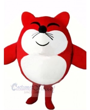 Cute Red Mouse Mascot Costumes Cartoon