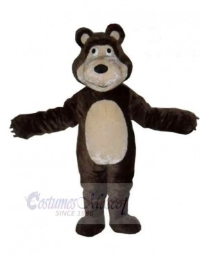 Funny Brown Bear Mascot Costume For Adults Mascot Heads