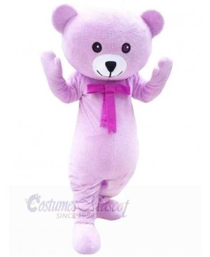 Cute Purple Bear Mascot Costume For Adults Mascot Heads