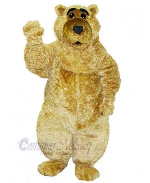 Boris Bear Curly Mascot Costume For Adults Mascot Heads