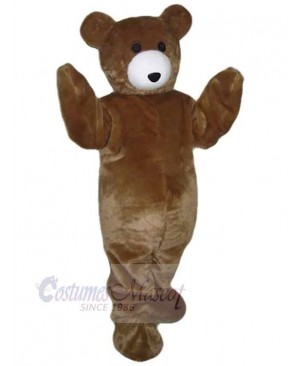 Cartoon Cute Bear Mascot Costume For Adults Mascot Heads