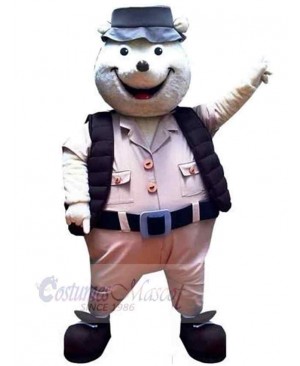 Friendly Cartoon Bear Mascot Costume For Adults Mascot Heads