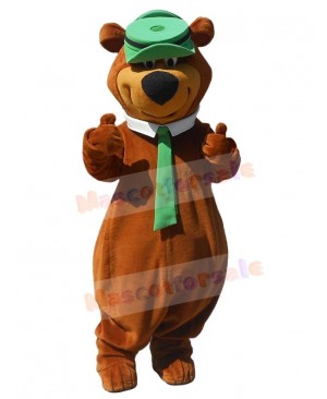 Cartoon Yogi Bear Mascot Costume For Adults Mascot Heads