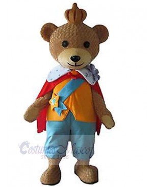 King Teddy Bear Mascot Costume For Adults Mascot Heads