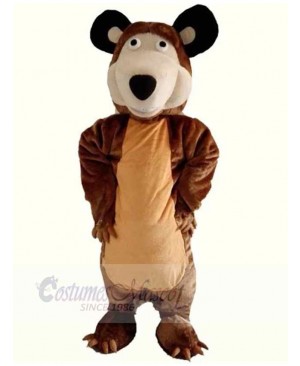 Piquant Brown Bear Mascot Costume For Adults Mascot Heads