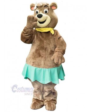 High Quality Female Bear Mascot Costume Animal