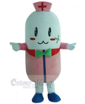 Pink Pill Mascot Costume