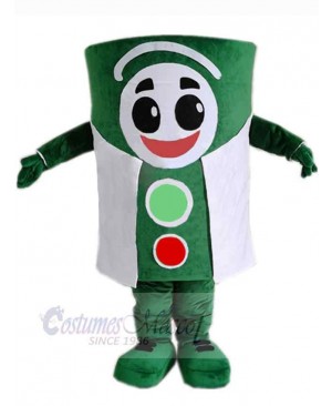 Green Traffic Light Mascot Costume